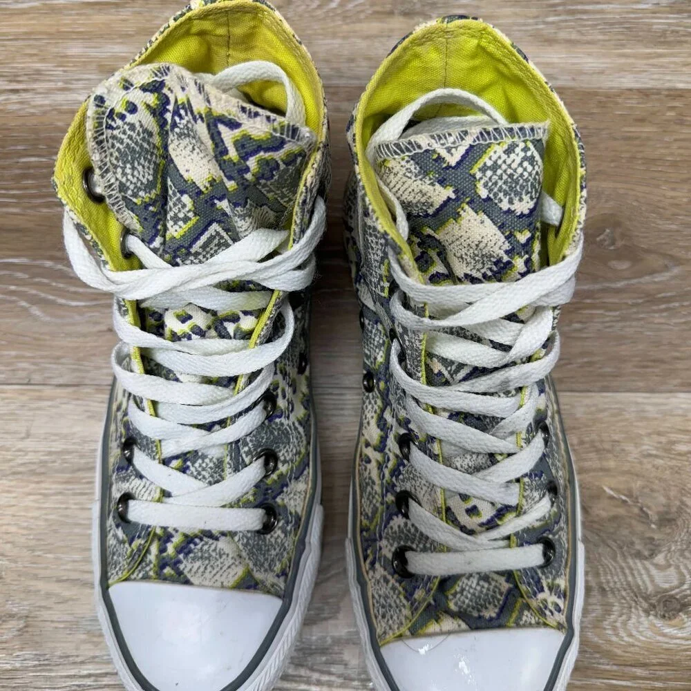 Converse Chuck Taylor All Star Hi Top Snake Print Women's Size 7